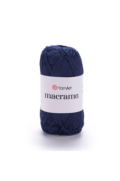 Yarnart Macrame - Μακραμέ Χειροποίητο Νήμα Πλεξίματος Navy Blue-162