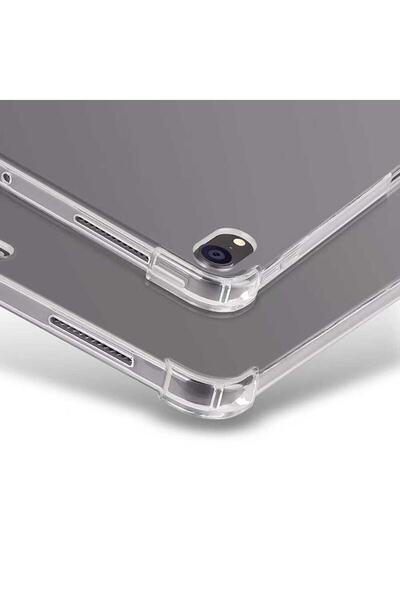 TEKNETSTORE iPad Mini 7 (A17 Pro) Case Crystal Clear Silicone Back Cover with Clear Corner Protection