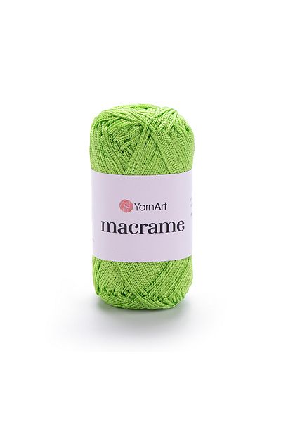 Yarnart Macrame - Μακραμέ Χειροποίητο Νήμα Πλεκτομηχανής Πράσινο Φιστίκι-150