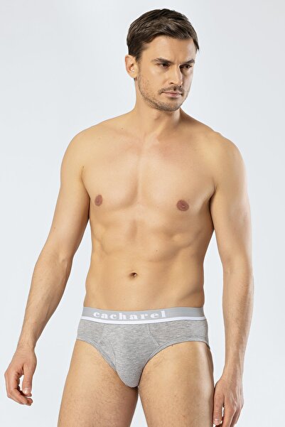 Cacharel 1311 Сірий меланж чоловічий слип з резинкою