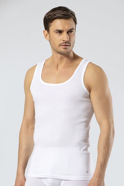 Cacharel 1205 White Ribbed Men's Athlete