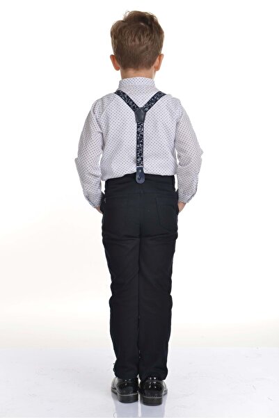 Mnk Кольорові штани та сорочка для хлопчиків, комплект, СИНІЙ