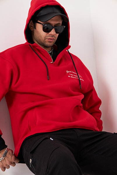 The Champ Clothing Perfect Doesnt Matter - Φούτερ με κουκούλα και φερμουάρ με λεπτομέρεια από δαντέλα