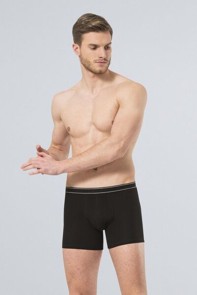 TÜREN 174 Μαύρα ανδρικά Lycra Boxers