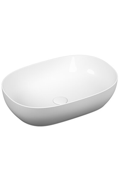 VitrA Outline 5995B403-0016 Oval Lavabo, Clean, 60 cm, Beyaz