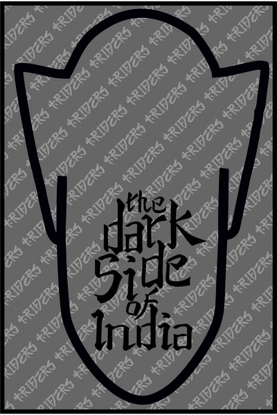 TRİDERS Bajaj Tvs Hero Sticker The Dark Side Of India Sticker 10 Cm X 14 Cm S...