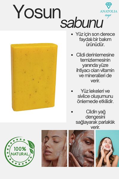 Anatolia Soap Seaweed Soap Acne and Cellulite Soap