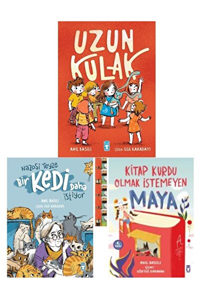 Timaş Çocuk 1.Sınıf-Nazoşi Teyze Bir Kedi Daha İstiyor,Uzun Kulak, Kitap Kurd...
