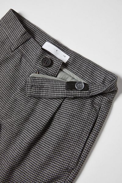 Zeyder Kids Gray Plaid Boys' Trousers