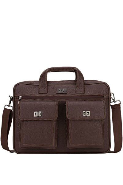 Bilik Deri Kahve Rölax Unisex Laptop & Evrak Çantası Crl V-40