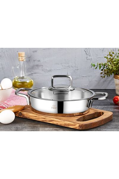 FALEZ Arteon 16 Deep Steel Saucepan