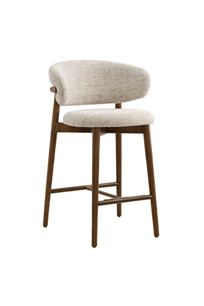 Alaylı Mobilya Norte (2 ADET) Ahşap Bar Sandalyesi - Ahşap Ada Mutfak Sandalyesi