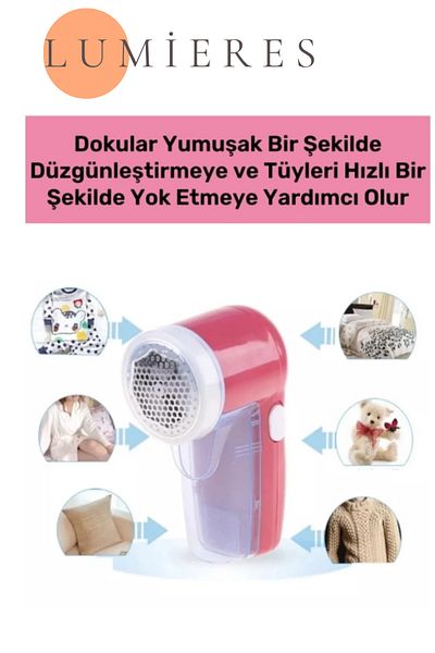 Lumieres Special Series Portable Mohair Sweater Feather Dust Collector Carpet Automatic Lint Removal Machine