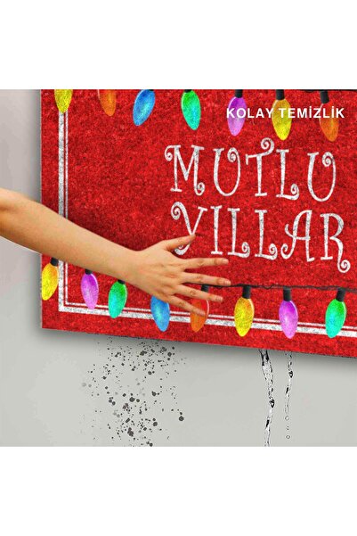 Monnhein Waterproof Custom Design Door Mat for Christmas - Colors and Decorations