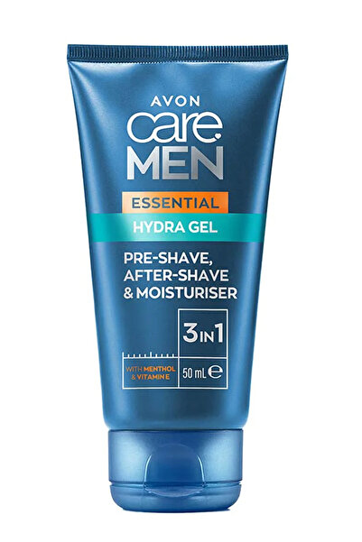 AVON Care Men Essential 3'ü 1 arada Tıraş Öncesi ve Sonrası Nemlendirici Jel 50 Ml.