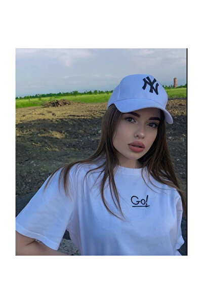 white stars Унісекс спортивна шапка Ny - з регульованою застібкою ззаду