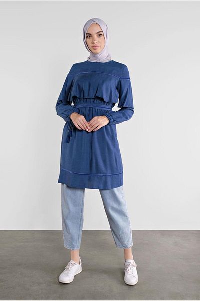 Alvina Tasseled Belted Tunic 41190