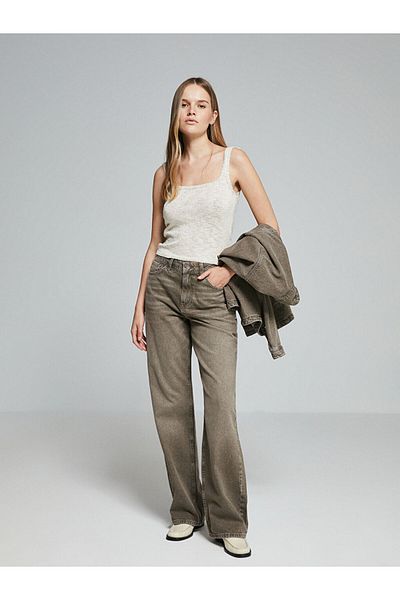 LC Waikiki Lw - Γυναικείο πλεκτό εσώρουχο U-Neck