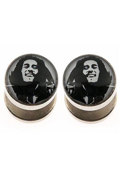 Rouge الصلب بوب مارلي المسمار السيد الأقراط