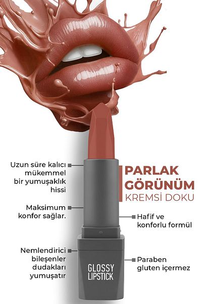 Alix Avien ALIX AVIEN GLOSSY LIPSTICK 310 SPICY TERRACOTTA