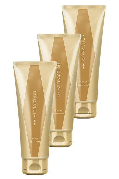 AVON Attraction Kadın Vücut Losyonu 125 Ml. Üçlü Set