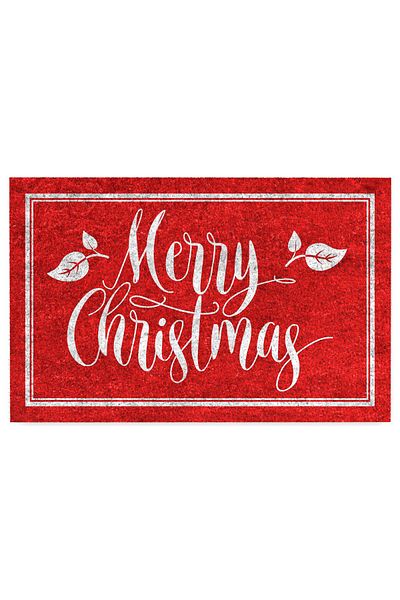 Monnhein Waterproof Custom Design Door Mat for Christmas - Colors and Decorations