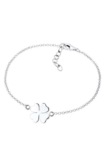 ELLI Armband Kleeblatt Glücksbringer Symbol 925 Sterling Silber