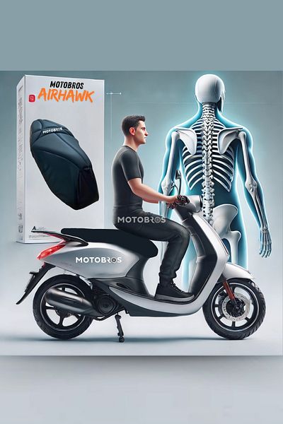 Motobros سكوتر Spacy Activa Es Alpha 50cc - غطاء سرج جلدي مع إسفنجة Visco