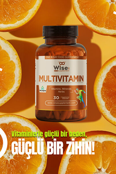 WiseLab Multivitamin Bitkisel 30 Bitkisel Kapsül
