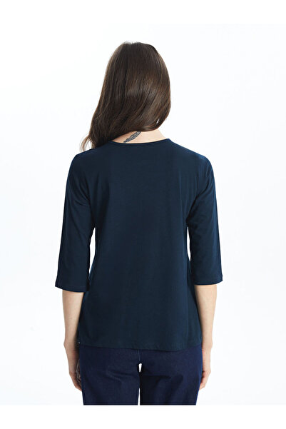 LC Waikiki LCW Bağlamalı Yaka Nakışlı Kadın Bluz