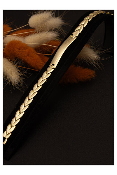 NG DİJİTAL MAĞAZACILIK سوار ذهبي موديل Xuping مقاس 18 سم - بصمة فولاذية مع تف...