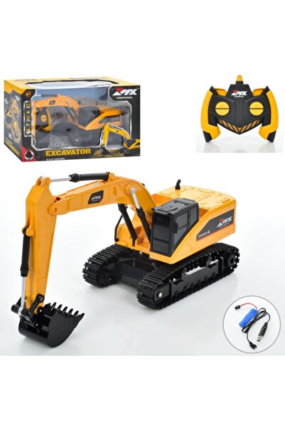 hak-iş oyuncak 1:16 Uzaktan Kumandalı Şarjlı 6 Kanallı Excavator