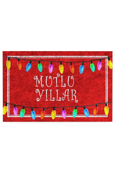 Monnhein Waterproof Custom Design Door Mat for Christmas - Colors and Decorations