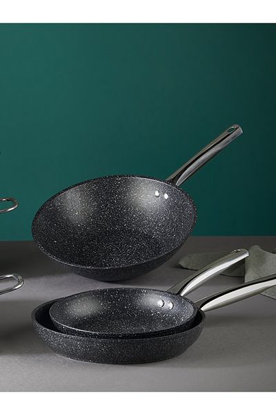 FALEZ Black Line 30 cm Granite Pan Bln3011