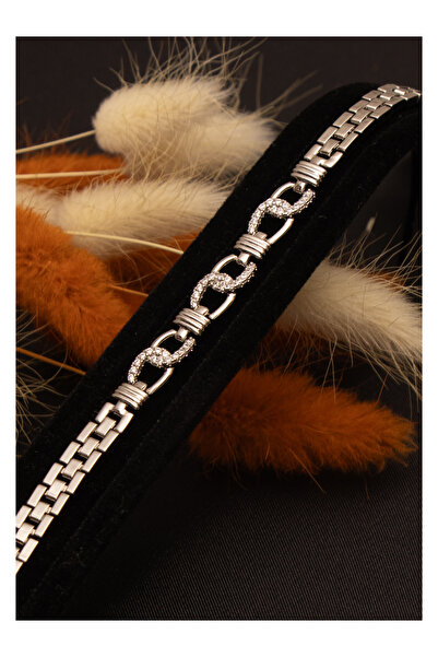 NG DİJİTAL MAĞAZACILIK Xuping 17 cm Sterling Silver Bracelet with Zirconia - ...
