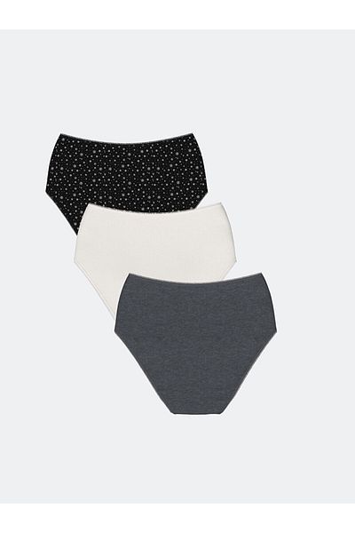 LC Waikiki 3 Pack Printed Classic Panties