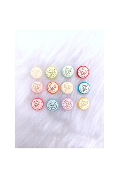 Zedhobi 24 Adet 15 Mm Karışık Renkli Akvaryumda Balık Desenli Düğme