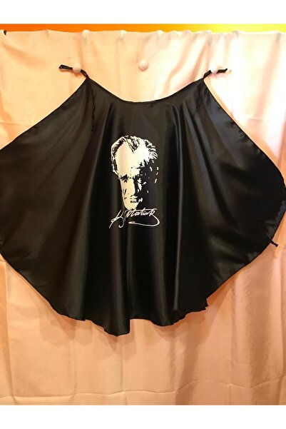 Butik Çocuk Atatürk Baskılı Pelerin