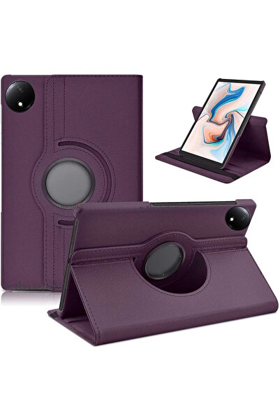 m.tk moveteck Xiaomi Redmi Pad Se 8.7 inç Uyumlu Tablet Kılıf 360 Dönebilen Standlı Kapaklı Tam Korumalı Zırh Tank