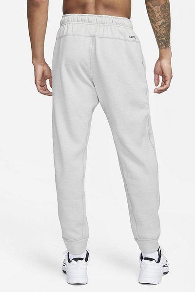 Nike Therma Fit Fleece Treaning Παντελόνι Thermal Hooded Ανδρικό Αθλητικό Φούτερ Γκρι