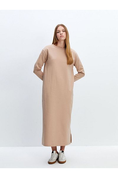LC Waikiki Lcw Crew Neck Women's Sweatshirt Dress