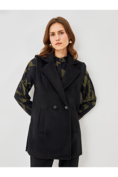 LC Waikiki Jacket Collar Women's Stamp Vest