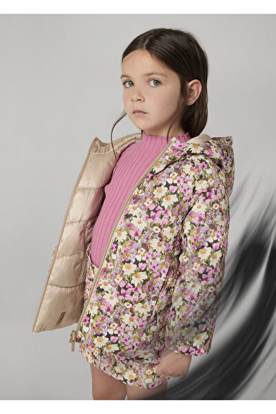 MAYORAL Κοριτσίστικο Παλτό Διπλής Όψης 4-9 Ετών Μπεζ