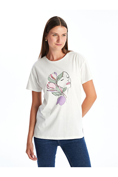 LC Waikiki Γυναικείο T-shirt με λαιμόκοψη Crew