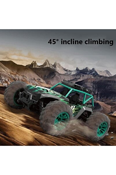 1/16 uzaktan kumandalı off-road şarjlı 15km hızlı MAVİ arazi aracı