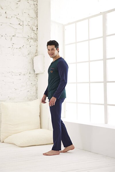Relax Mode Erkek Penye Pijama Takımı - 10544