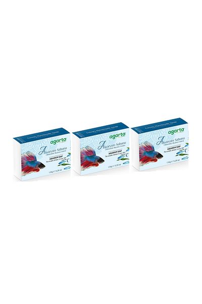 Agarta Natural Handmade Aquarium Soap 150 g X 3 Pieces