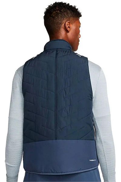 Nike Running Therma Fit Repel Synthetic Fill Synthetic Filled Thermal Reflective Men's Running Vest La