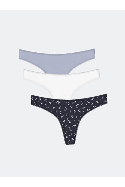 LC Waikiki Pachet de 3 chiloți tanga imprimați