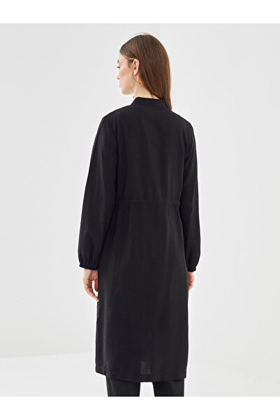 LC Waikiki Black Stand Collar Women's Tunic